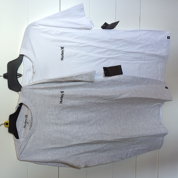 Hurley Other - 2 NWT Hurley men's tee's.  One gray, one white.  Size Medium